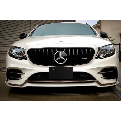 Parrilla frontal para Mercedes Clase E W213 C238 tipo Panamericana Black