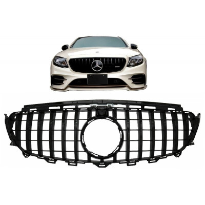 Parrilla frontal para Mercedes Clase E W213 C238 tipo Panamericana Black