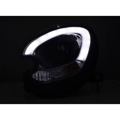 Faros Xenon LED DRL Mini Countryman R60 10-17 Fondo Negro