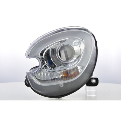 Faros Xenon LED DRL Mini Countryman R60 10-17 Fondo Cromado