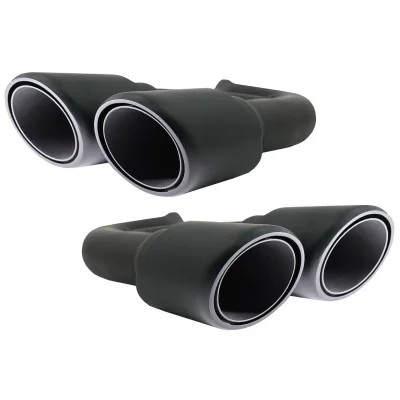 Salidas de escape para Porsche Cayenne 958 Negras