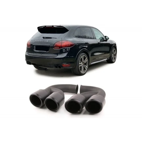 Salidas de escape para Porsche Cayenne 958 Negras