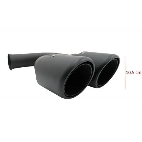 Salidas de escape para Porsche Cayenne 958 Negras