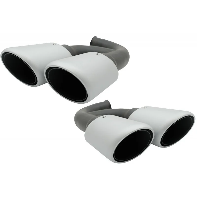 Salidas de escapa para Porsche Cayenne 958 Cromadas