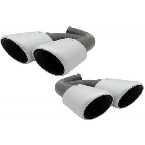 Salidas de escapa para Porsche Cayenne 958 Cromadas