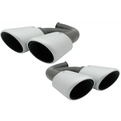 Salidas de escapa para Porsche Cayenne 958 Cromadas