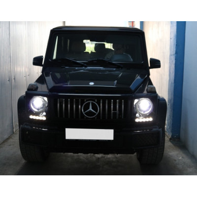 Molduras de faros con LED para Mercedes Clase G W463 look G65