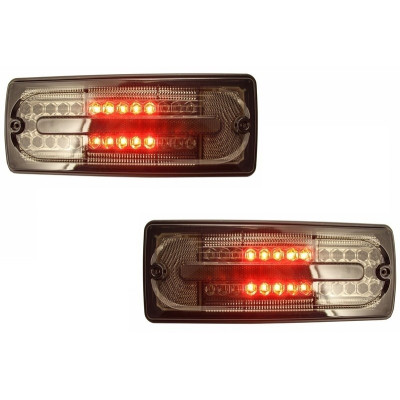 Pilotos traseros full led para Mercedes Clase G W463 black