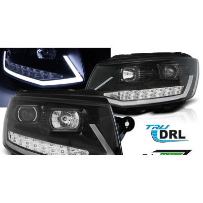 Faros Volkswagen T6 LED Fondo Negro