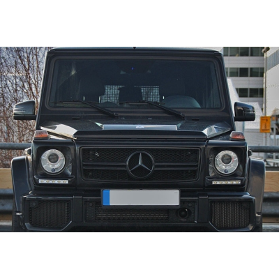 Parrilla frontal para Mercedes Clase G W463 look G65 Black