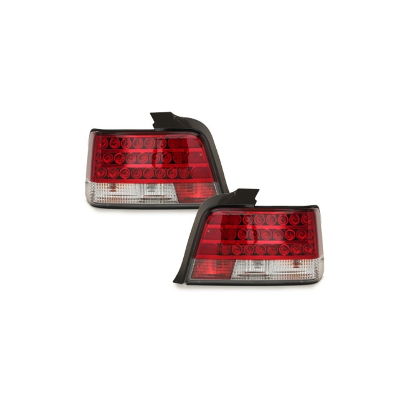 Pilotos traseros led para BMW Serie 3 E36 sedán transparentes