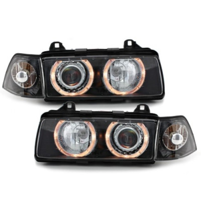 Faros delanteros para BMW Serie 3 E36 Coupe Cabrio Black