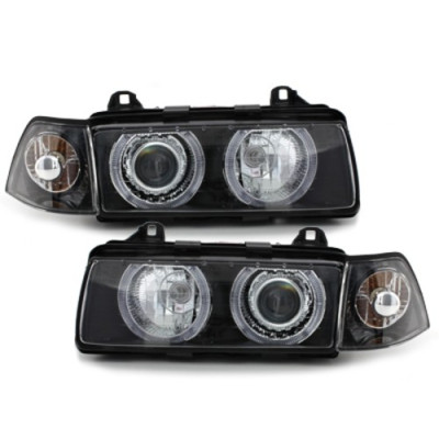 Faros delanteros para BMW Serie 3 E36 Coupe Cabrio Black