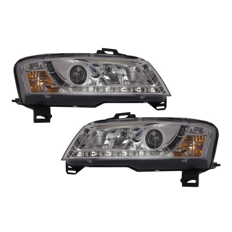 Faros delanteros LED para Fiat Stilo Cromados