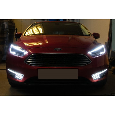 Faros delanteros LED para Ford Focus MK3 look Xénon