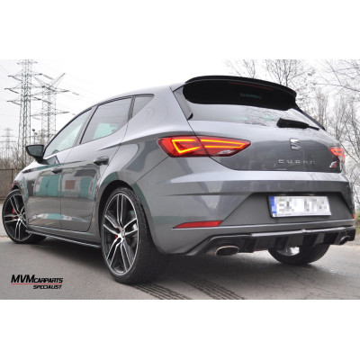 Difusor trasero para Seat Leon Cupra MK3 Facelift