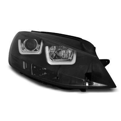 Faros delanteros Led U para VW Golf 7 MK7 Negros