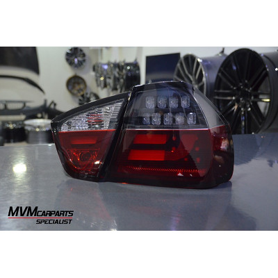 Pilotos traseros Led para BMW Serie 3 E90 look LCI Oscuros