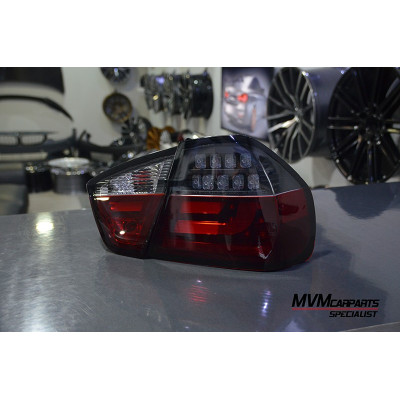 Pilotos traseros Led para BMW Serie 3 E90 look LCI Oscuros