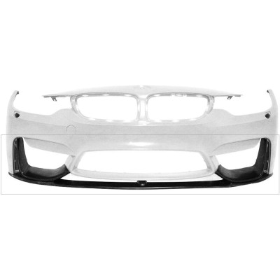 Añadido M Performance para BMW M4 F82 F83 y M3 F80 Negro mate