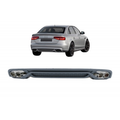 Difusor trasero para Audi A4 B8 Facelift AB-Design