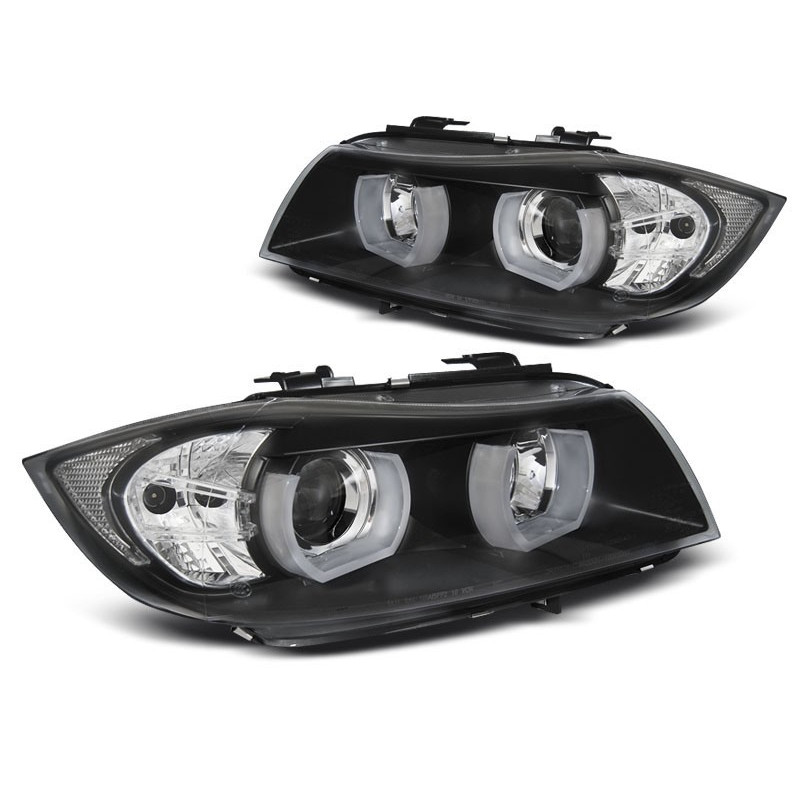 Faros Xenon Angel eyes para BMW 3 E90