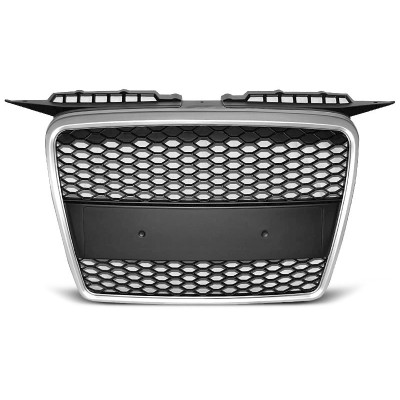Rejilla delantera para Audi A3 8P tipo RS3 Plata Mate