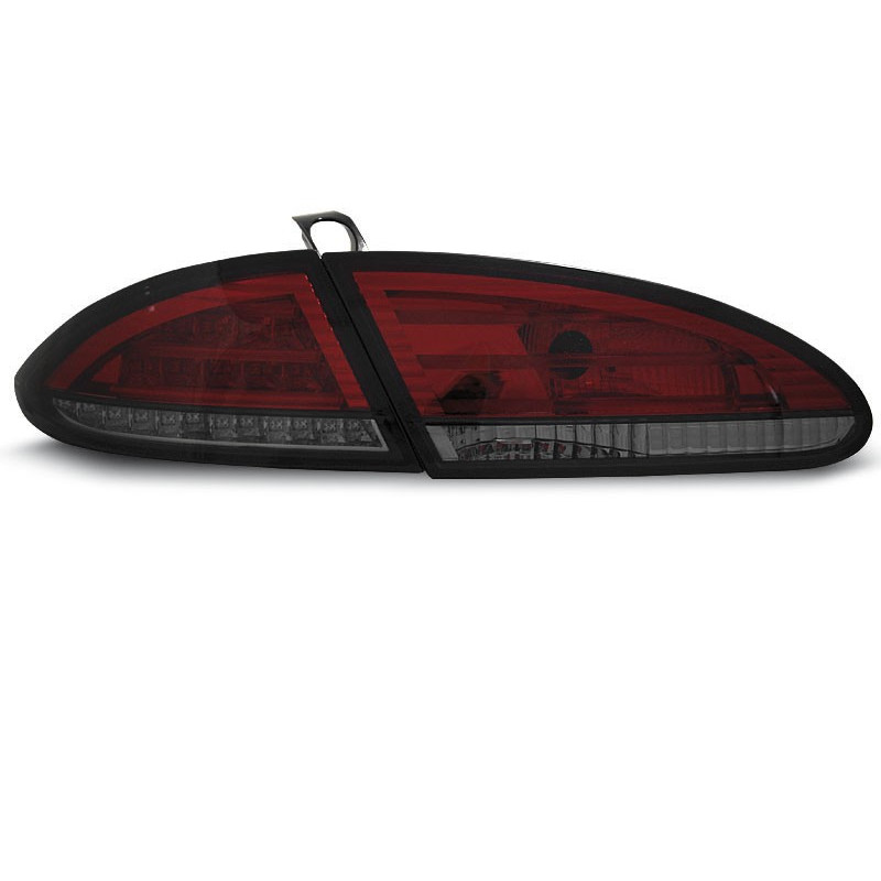 Pilotos traseros Led Seat Leon 2005-2009 Rojo Ahumado