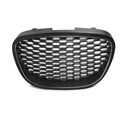 Rejilla frontal Panal de Abeja Seat Leon Altea Toledo Negra mate