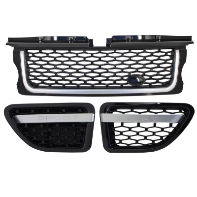 Rejilla Frontal y laterales para Range Rover Sport 2005-2008 Black Edition