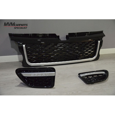 Rejilla Frontal y laterales para Range Rover Sport 2005-2008 Black Edition