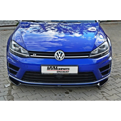 Añadido delantero Volkswagen Golf 7 R MK7 Negro Brillo