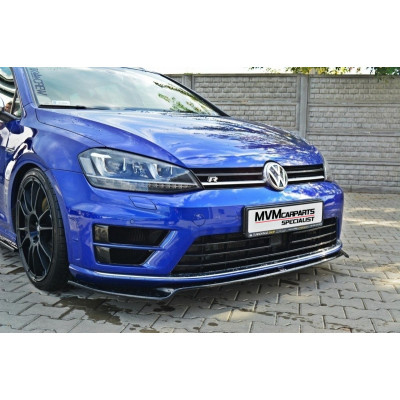 Añadido delantero Volkswagen Golf 7 R MK7 Negro Brillo