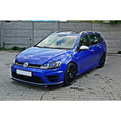 Añadido delantero Volkswagen Golf 7 R MK7 Negro Brillo