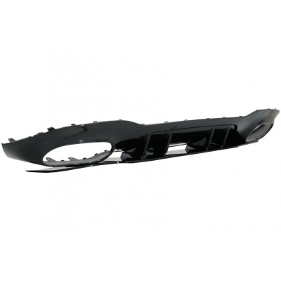 Difusor trasero para Mercedes A Clase V177 Sedan Escape Negro