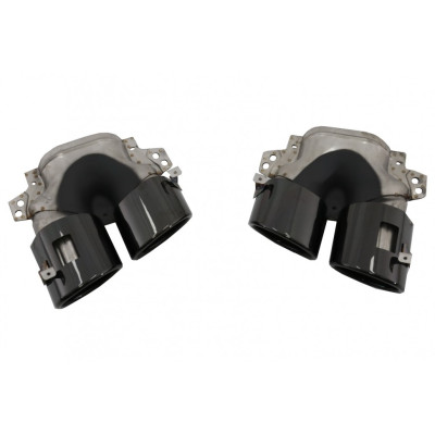 Difusor trasero para Mercedes A Clase V177 Sedan Escape Negro