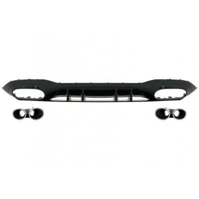 Difusor trasero para Mercedes A Clase V177 Sedan Escape Cromado