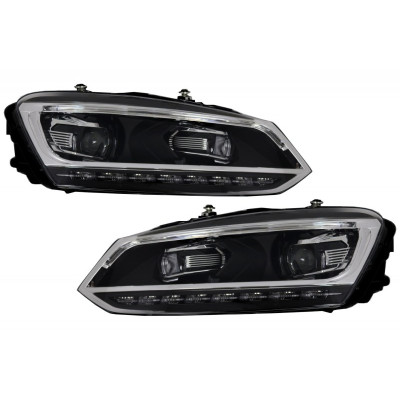 Faros delanteros Led para VW Polo MK5 2010-2017 Dinamicos