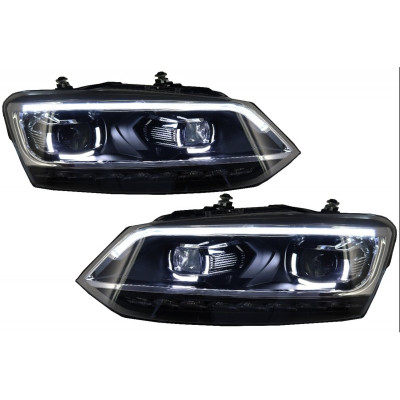 Faros delanteros Led para VW Polo MK5 2010-2017 Dinamicos