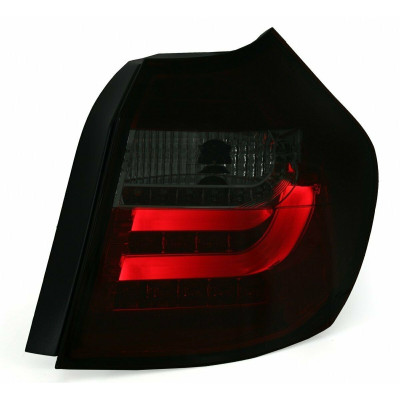 Pilotos traseros LED BAR para BMW Serie 1 E81 E87 Ahumados