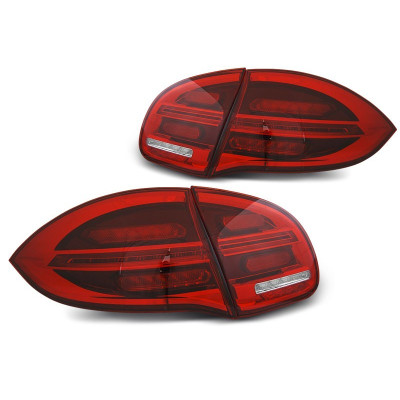 Pilotos traseros LED Porsche Cayenne 10-15 Cristal Rojo Claro