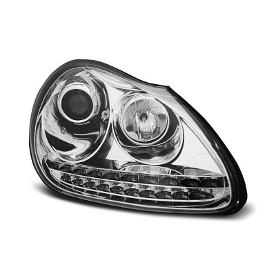 Faros Xenon para Porsche Cayenne de 2002 a 2007 Cromados