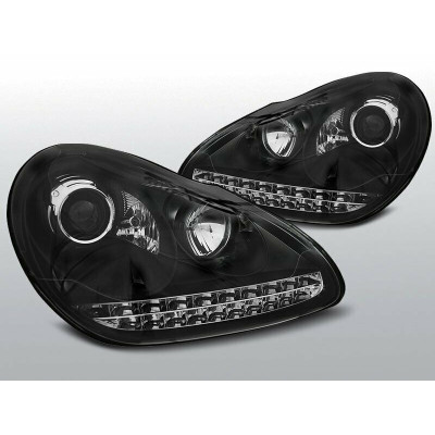 Faros Xenon para Porsche Cayenne de 2002 a 2007 Negros