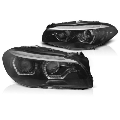 Faros Xenon Dinamic BMW Serie 5 F10 DRL Led Negros