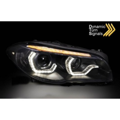 Faros Xenon Dinamic BMW Serie 5 F10 DRL Led Negros