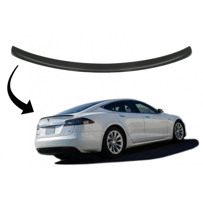 Aleron spoiler trasero para Tesla Model S en Fibra de Carbono