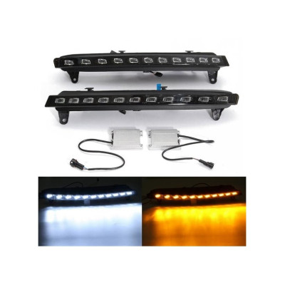 Focos Intermitentes y Luz diurna LED DRL para Audi Q7 4L 2006-2009