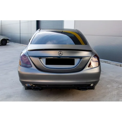Aleron Mercedes Clase C W205 tipo AMG Negro Brillo