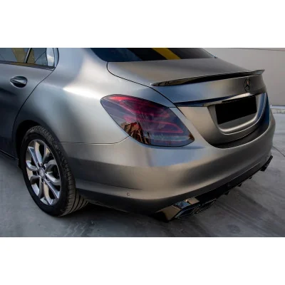 Aleron Mercedes Clase C W205 tipo AMG Negro Brillo