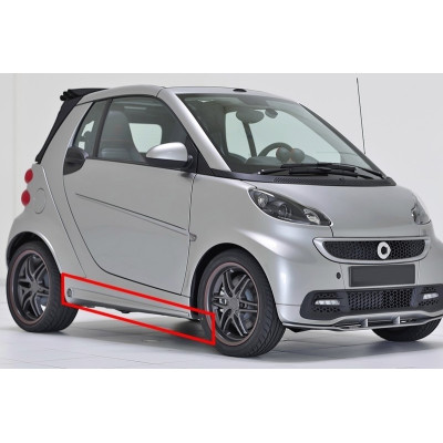 Extensiones de taloneras laterales de Smart ForTwo 451 de 2007-2014